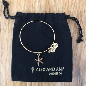 Alex and Ani Gold Starfish Bracelet